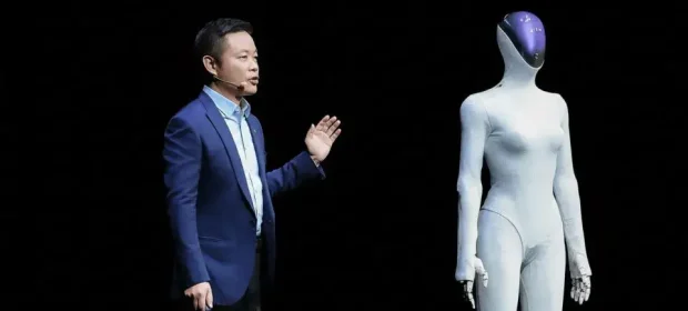 XPeng reveal 2nd generation IRON robot