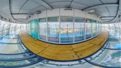 Korean shouting in Pearl Tower