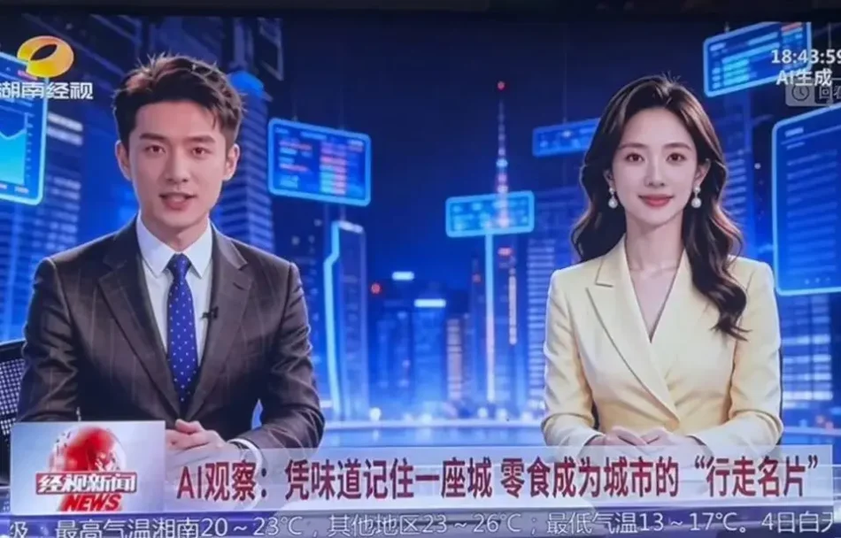 Hunan broadcasting’s AI news anchors
